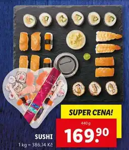 Lidl Sushi nabídka