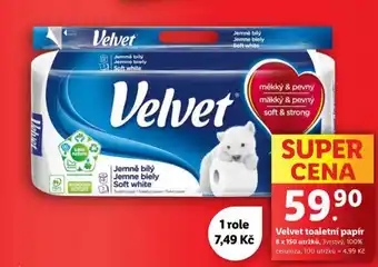 Lidl Velvet toaletní papír nabídka