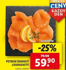 Lidl Pstruh duhový lososovitý nabídka