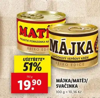 Lidl Svačinka nabídka