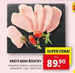 Lidl Krůtí mini řízečky nabídka