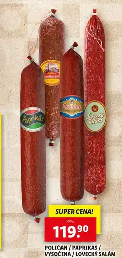 Lidl Vysočina nabídka