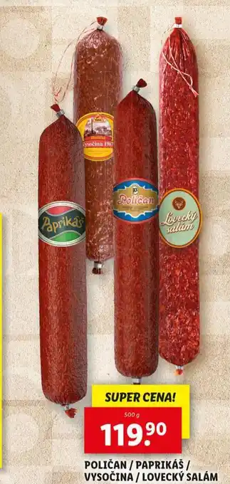 Lidl Vysočina nabídka