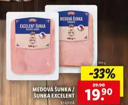 Lidl Šunka excelent nabídka