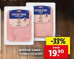 Lidl Medová šunka nabídka