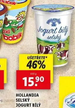 Lidl Hollandia selský jogurt nabídka
