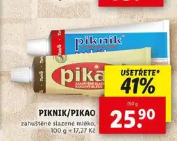 Lidl Piknik nabídka