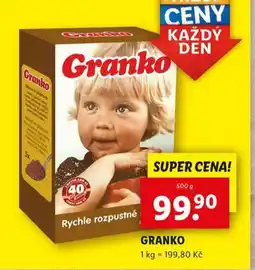 Lidl Granko nabídka