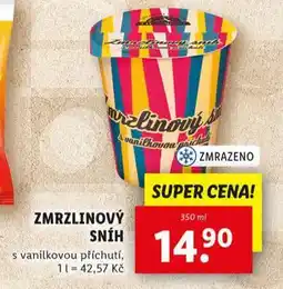 Lidl Zmrzlinový sníh nabídka