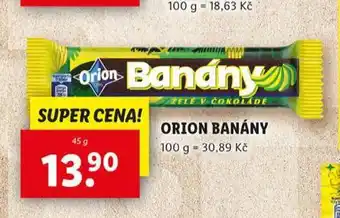 Lidl Orion banány nabídka