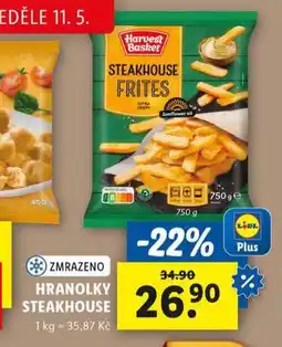 Lidl Hranolky steakhouse nabídka