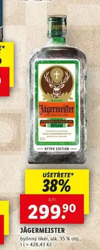 Lidl Jagermeister nabídka