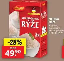 Lidl Vitana rýže nabídka