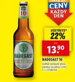 Lidl Pivo radegast nabídka