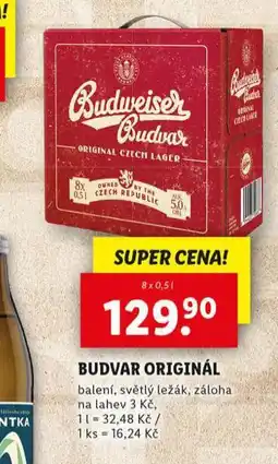 Lidl Pivo budvar nabídka