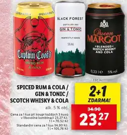 Lidl Scotch whisky & cola nabídka