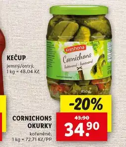Lidl Cornichons okurky nabídka