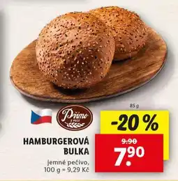 Lidl Hamburgerová bulka nabídka