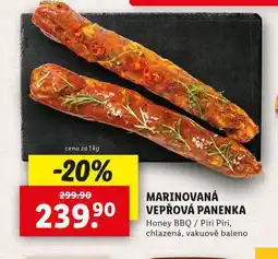 Lidl Marinovaná vepřová panenka nabídka