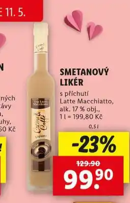 Lidl Smetanový likér nabídka