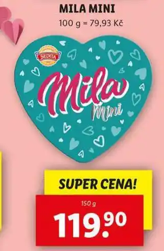 Lidl Mila mini nabídka