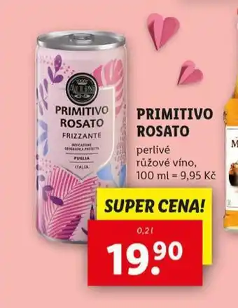 Lidl Primitivo rosato nabídka
