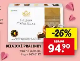 Lidl Belgické pralinky nabídka