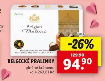 Lidl Belgické pralinky nabídka