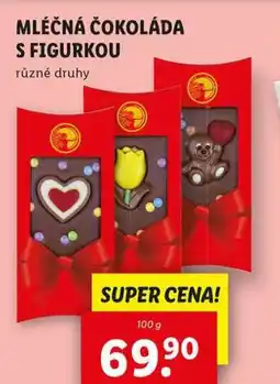 Lidl Mléčná čokoláda s figurkou nabídka