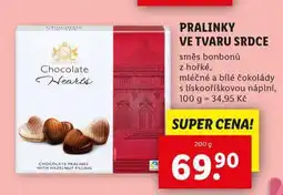 Lidl Pralinky ve tvaru srdce nabídka