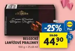 Lidl Belgické lanýžové pralinky nabídka