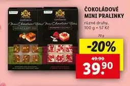 Lidl Čokoládové mini pralinky nabídka