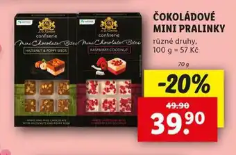 Lidl Čokoládové mini pralinky nabídka