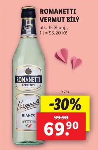 Lidl Romanetti vermut nabídka
