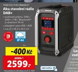 Lidl Aku stavební rádio nabídka