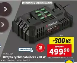 Lidl Dvojitá rychlonabíječka nabídka