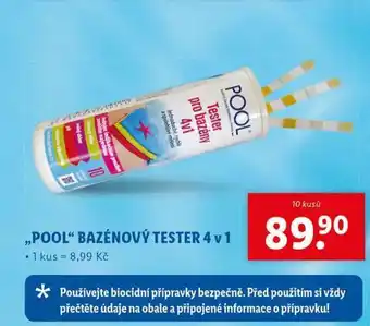 Lidl Pool bazénový tester 4 v 1 nabídka