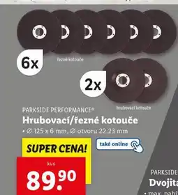 Lidl Řezné kotouče nabídka