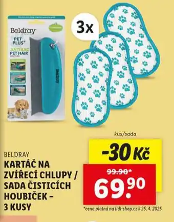 Lidl Sada čisticích houbiček nabídka