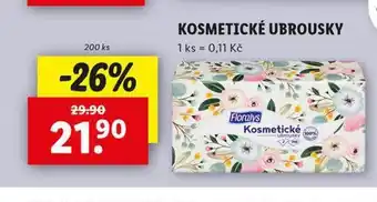 Lidl Kosmetické ubrousky nabídka