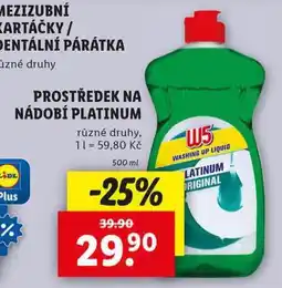 Lidl Prostředek na nádobí nabídka