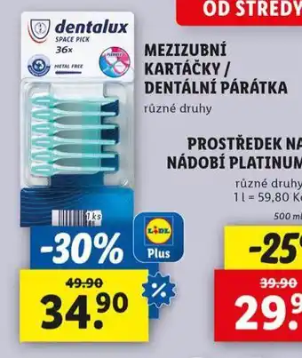 Lidl Mezizubní kartáčky nabídka