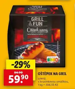 Lidl Oštěpek na gril nabídka
