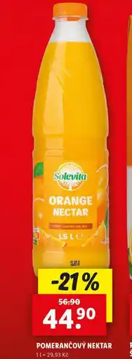 Lidl Pomerančový nektar nabídka