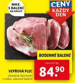 Lidl Vepřová plec nabídka