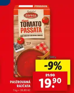 Lidl Pasírovaná rajčata nabídka