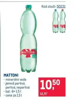 Makro MATTONI nabídka