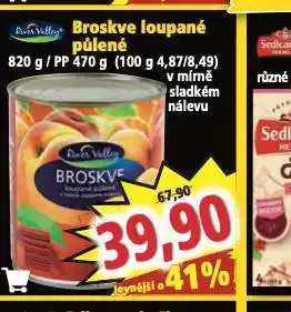 Norma Broskve půlené loupané nabídka