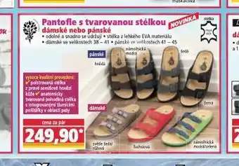 Norma Pantofle s tvarovanou stélkoi nabídka
