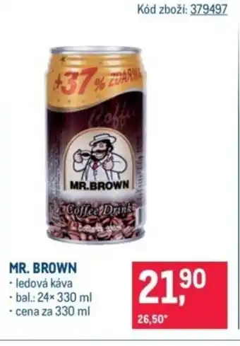 Makro MR. BROWN nabídka